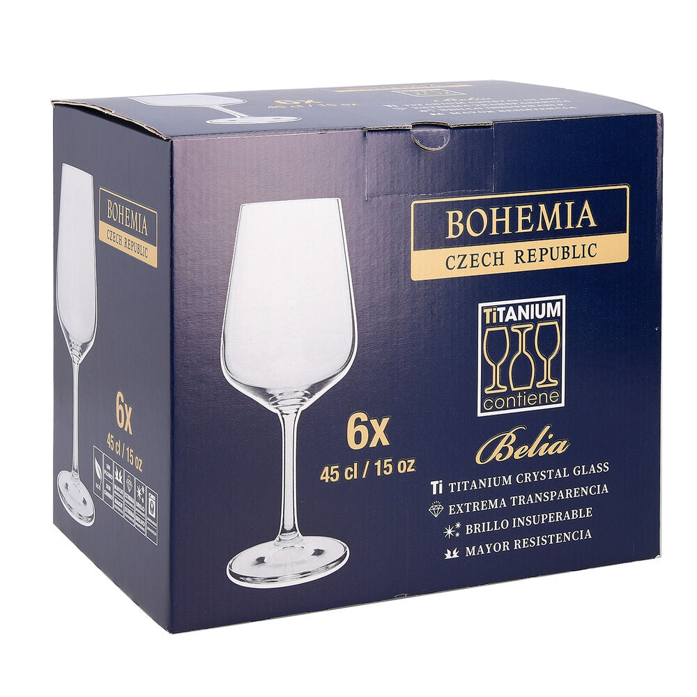 Calice per vino Belia Bohemia 6 Unità (45 cl)