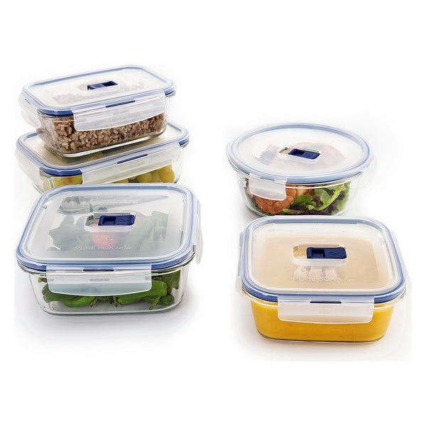 Set di scatole porta pranzo Luminarc Pure Box Active (5 pezzi) Vetro (5)