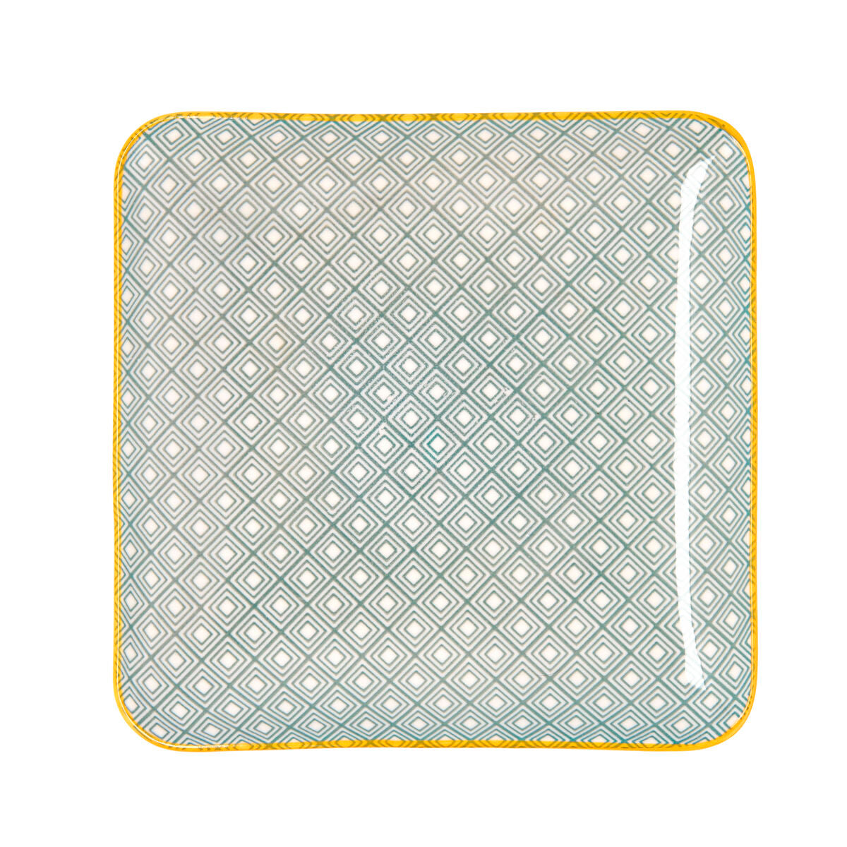 Vassoio per aperitivi Quid Pippa Quadrato Ceramica Multicolore (21 x 21 cm) (8 Unità)