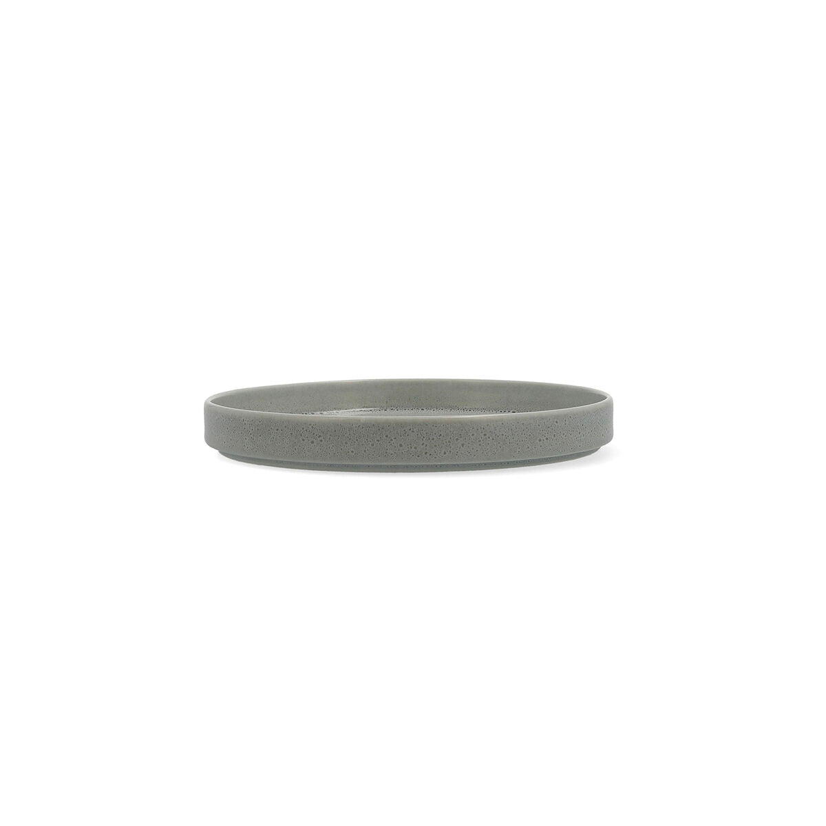 Piatto Piano Ariane Porous Ceramica Verde Ø 21 cm (4 Unità)