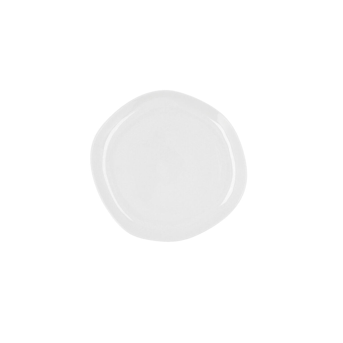 Piatto Piano Ariane Earth Ceramica Bianco Ø 21 cm (12 Unità)