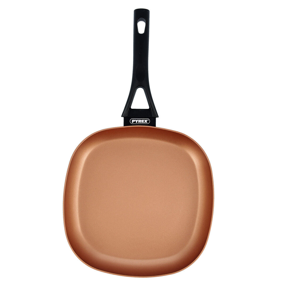 Padella griglia liscia Pyrex Action Quadrato Metallo Ø 28 cm