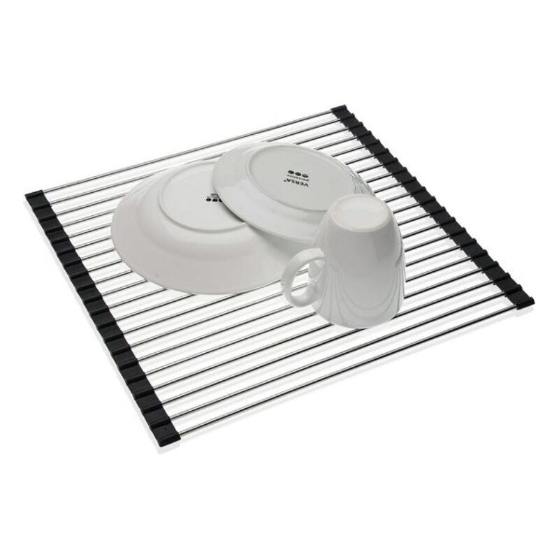 Scolapiatti da Lavandino Versa Eloy Acciaio Alluminio Silicone (32 x 8 x 44 cm)
