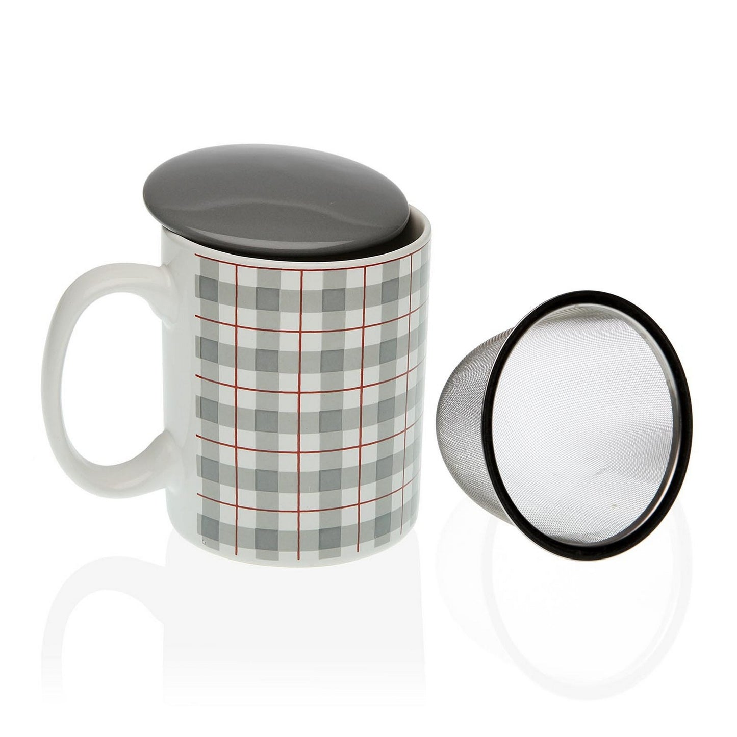 Tazza con Filtro per Infusioni Versa Camy Porțelan (12 x 8 x 10 cm)