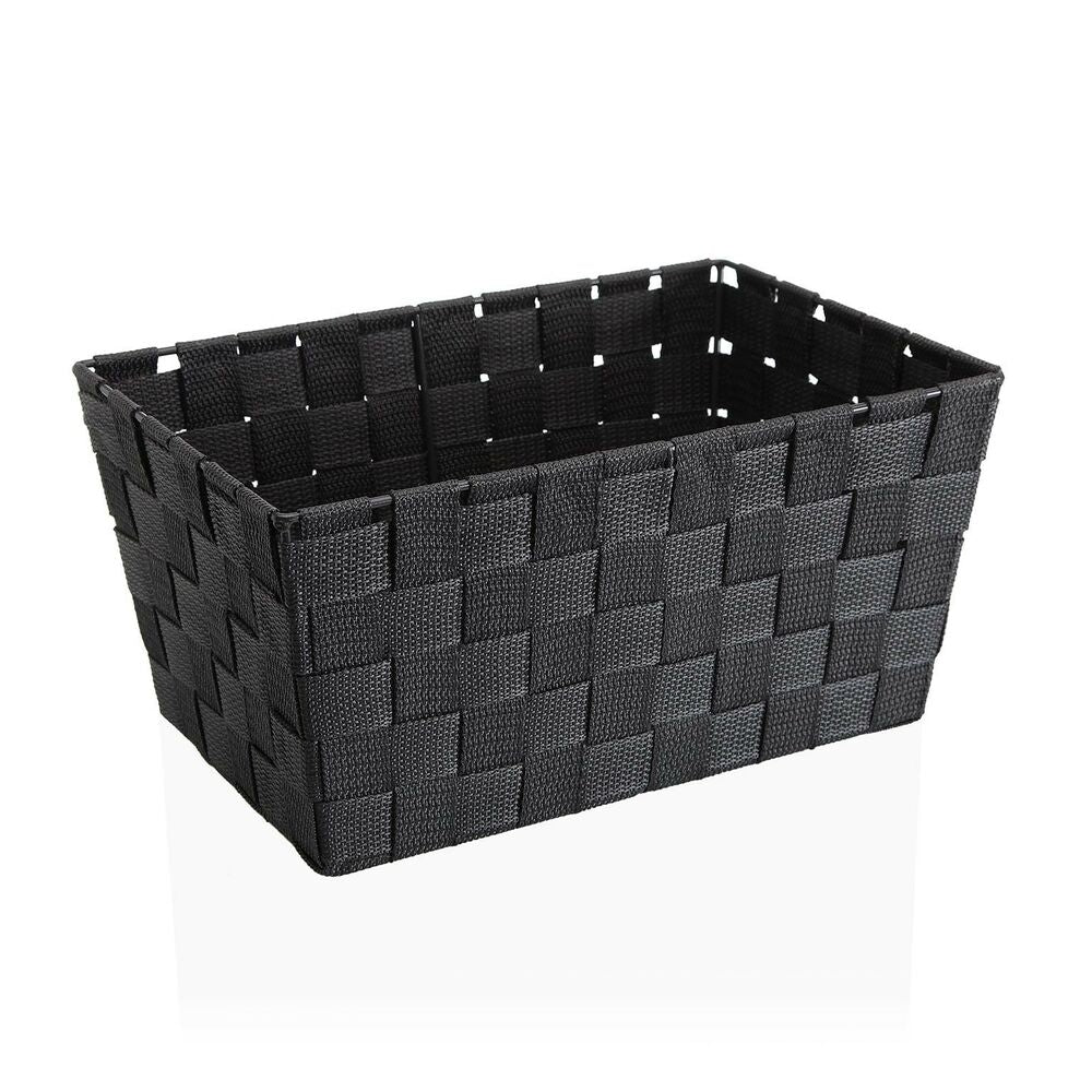 Cestino Versa S3407644 Grande Grigio scuro Tessile (20 x 15 x 30 cm)