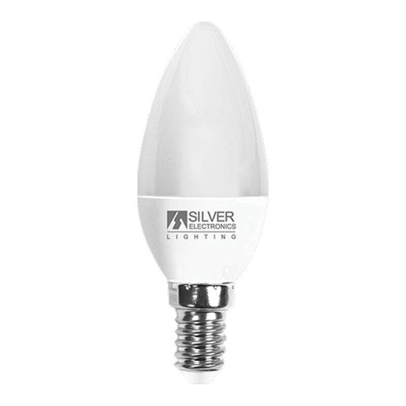 Lampadina LED Candela Silver Electronics 970714 E14 7W Luce calda