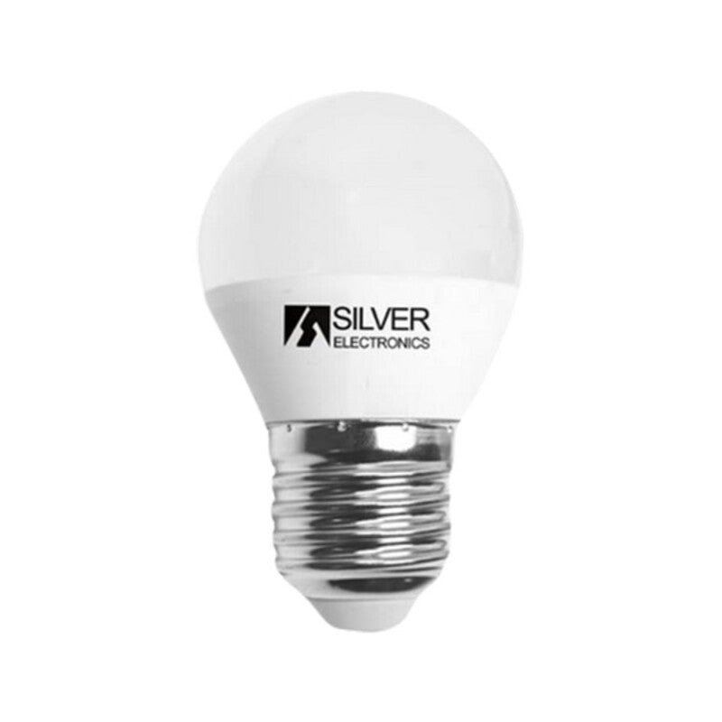 Lampadina LED Sferica Silver Electronics 960727 E27 7W Luce calda