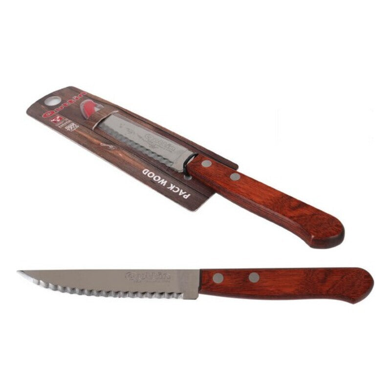 Coltello Seghettato Quttin Packwood Legno (10,5 cm)