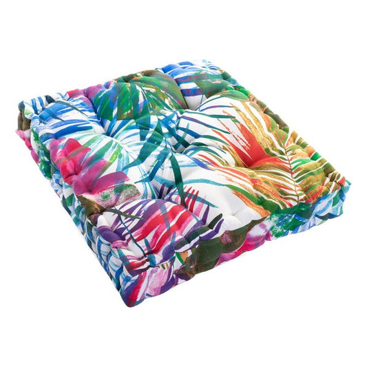 Cuscino DKD Home Decor Frunze Oceano Da terreno Multicolore (43 x 43 x 7 cm)