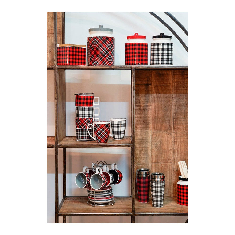 Contenitore DKD Home Decor Quadri Dolomite 1 L (2 pezzi) (11.5 x 11.5 x 16 cm)