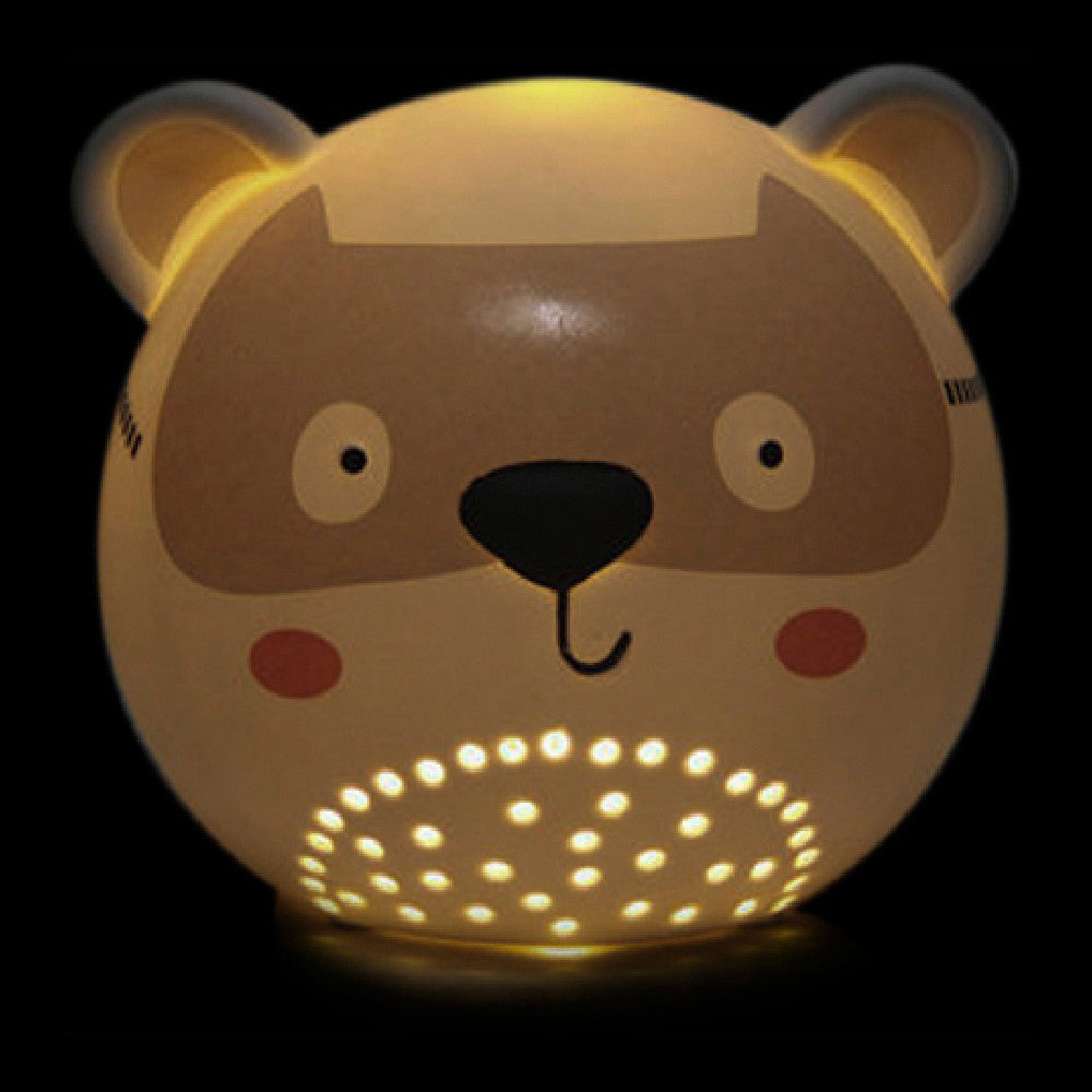 Lampada da tavolo DKD Home Decor 8424001768707 Porcellana Bianco Gattino Gatto (16 x 15 x 14 cm) (16 cm)