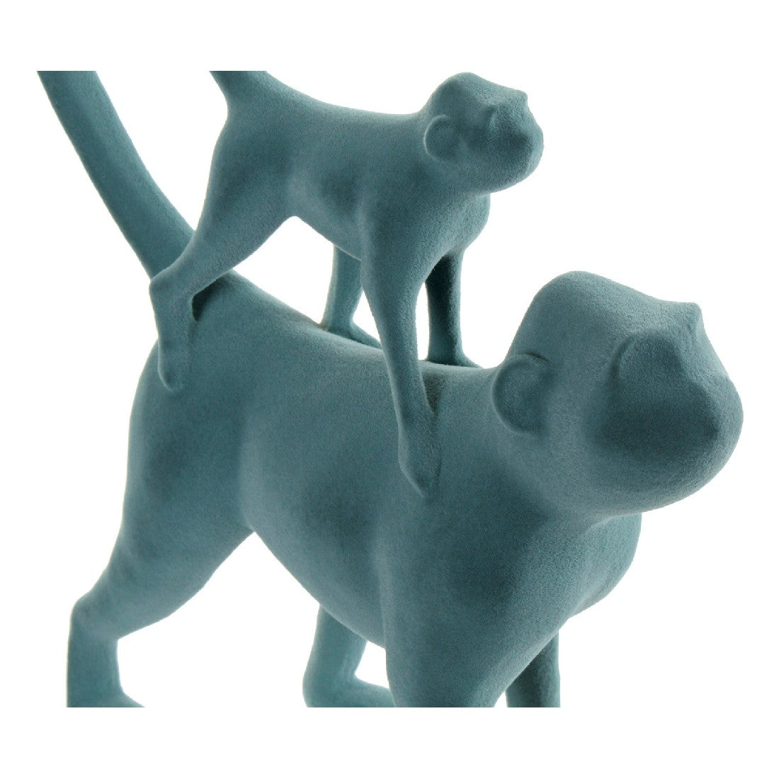 Statua Decorativa DKD Home Decor Resina Scimmia (2 pezzi) (22.5 x 8 x 27.5 cm)