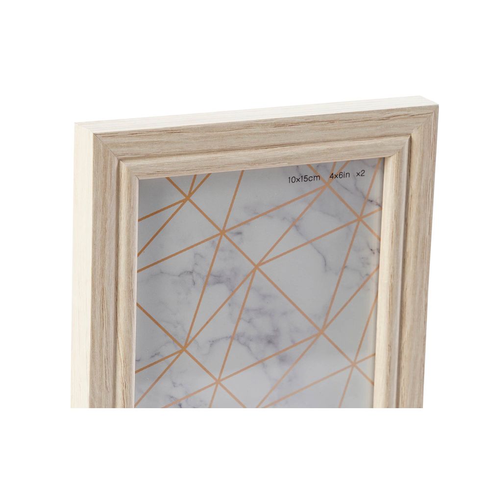 Portafoto da Parete DKD Home Decor Vetro Legno MDF (7 pezzi)