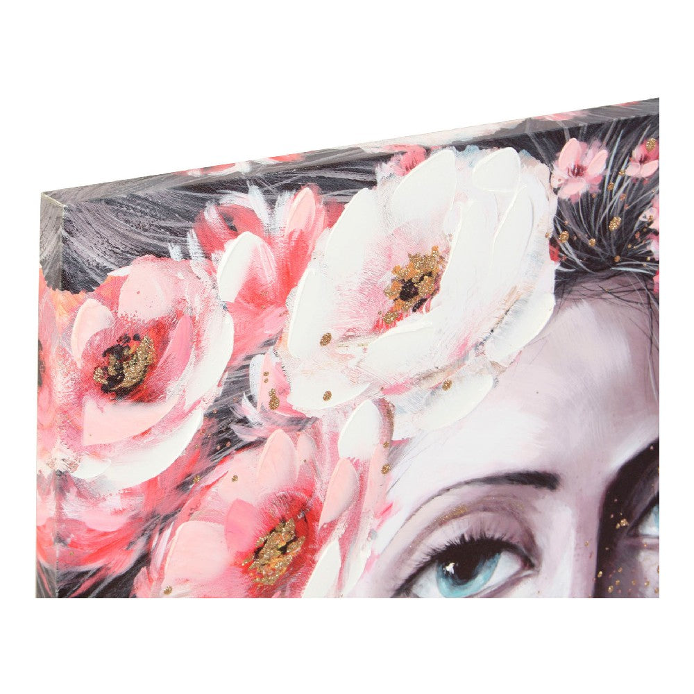 Quadro DKD Home Decor Girl Tela (2 pezzi) (120 x 3 x 80 cm)