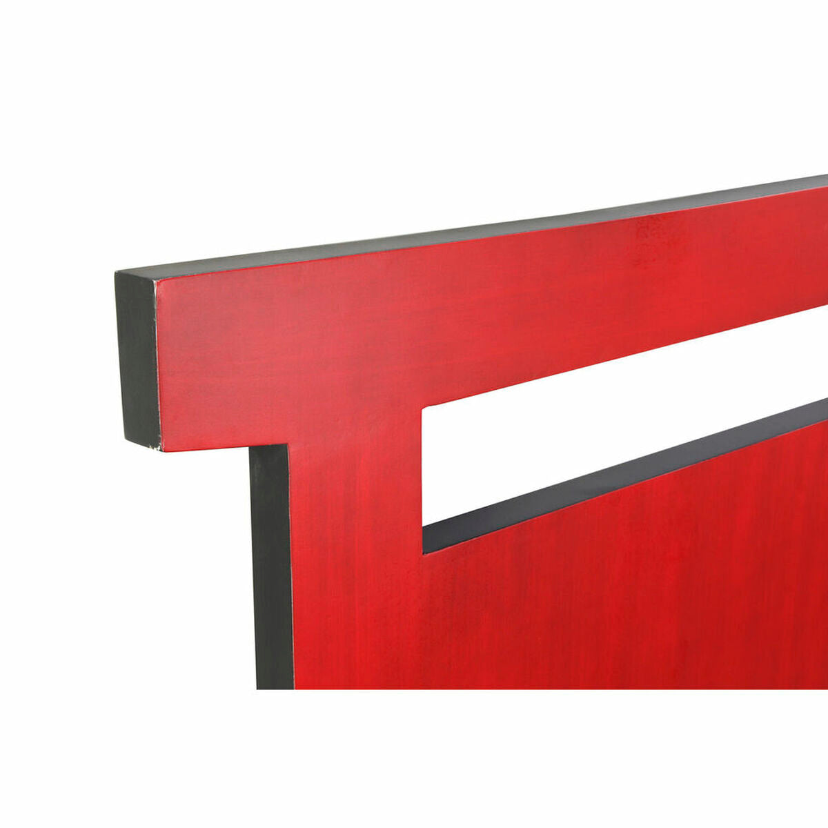 Testiera del Letto DKD Home Decor Abete Rosso Nero MDF (160 x 4 x 120 cm)