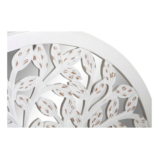 Statua Decorativa DKD Home Decor Legno di mango Specchio Albero (60 x 2 x 60 cm)