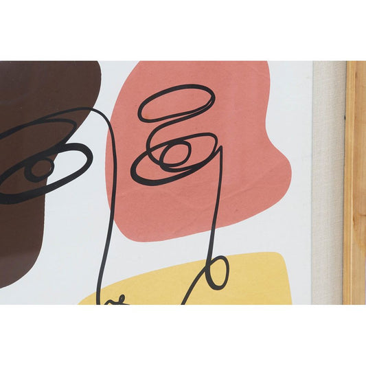 Quadro DKD Home Decor Abstract (2 pezzi) (55 x 2 x 70 cm)