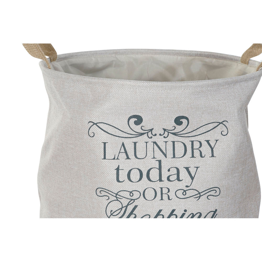 Cestino DKD Home Decor Poliestere (3 pezzi) (39 x 39 x 41 cm)