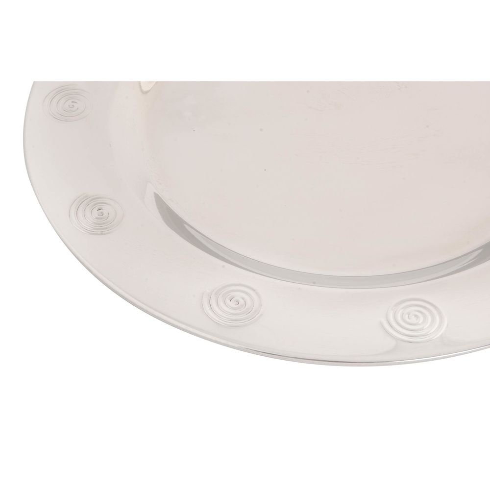 Sotto Piatto DKD Home Decor Argento Acciaio inossidabile (30 x 30 x 0.5 cm)