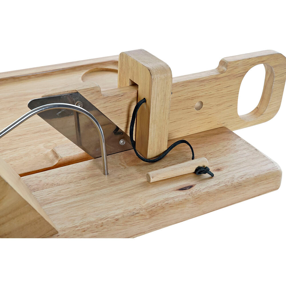 Fresa DKD Home Decor S3025801 Legno d'albero della gomma Acciaio inossidabile (29 x 29 x 10 cm)