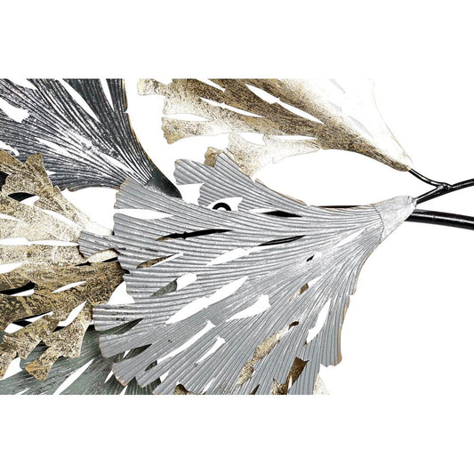 Decorazione da Parete DKD Home Decor Grigio Dorato Metallo (65 x 10 x 134.6 cm)