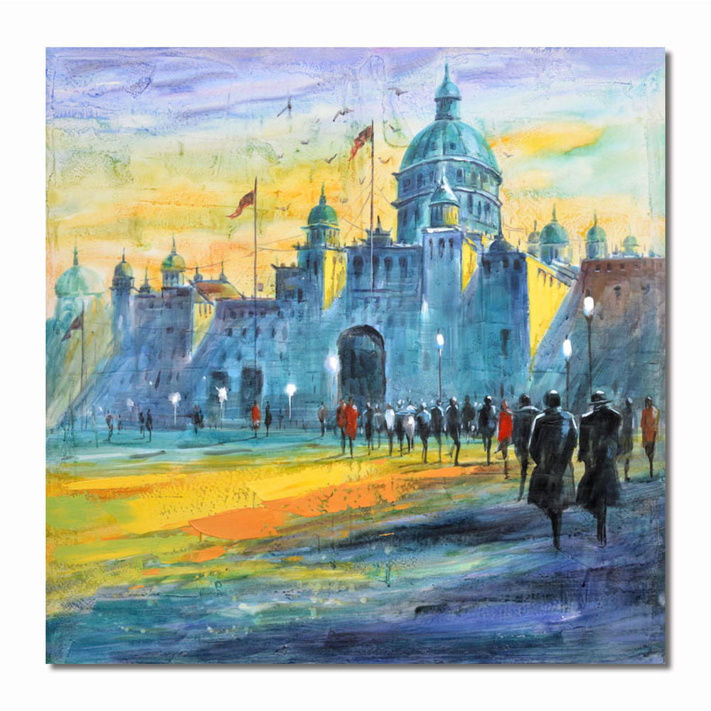 Quadro DKD Home Decor (100 x 3 x 100 cm) (2 pezzi)