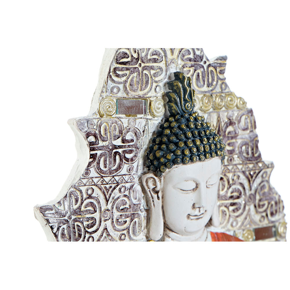 Decorazione da Parete DKD Home Decor Buddha Resina (19 x 3.1 x 26.5 cm) (3 pezzi)
