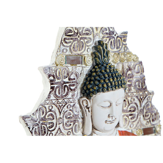 Decorazione da Parete DKD Home Decor Buddha Resina (19 x 3.1 x 26.5 cm) (3 pezzi)