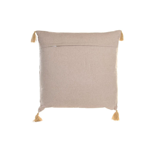 Cuscino DKD Home Decor Beige Poliestere Cotone Rombos (60 x 20 x 60 cm)