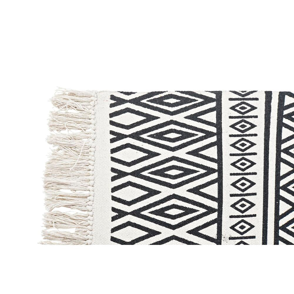 Tappeto DKD Home Decor Nero Bianco (120 x 180 x 0,7 cm)