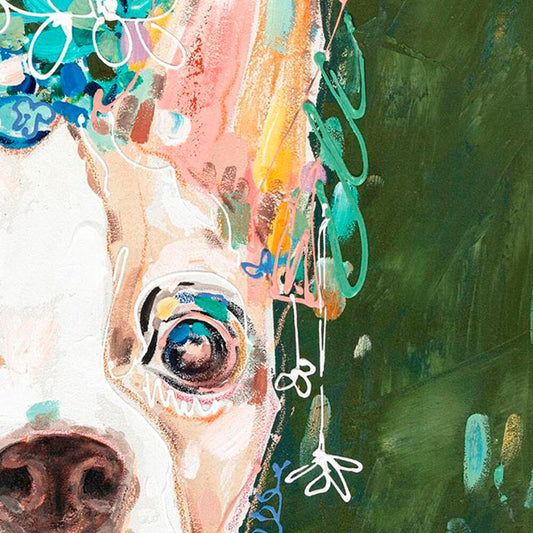 Quadro DKD Home Decor Cane Moderno (90 x 3,7 x 90 cm) (2 Unità)