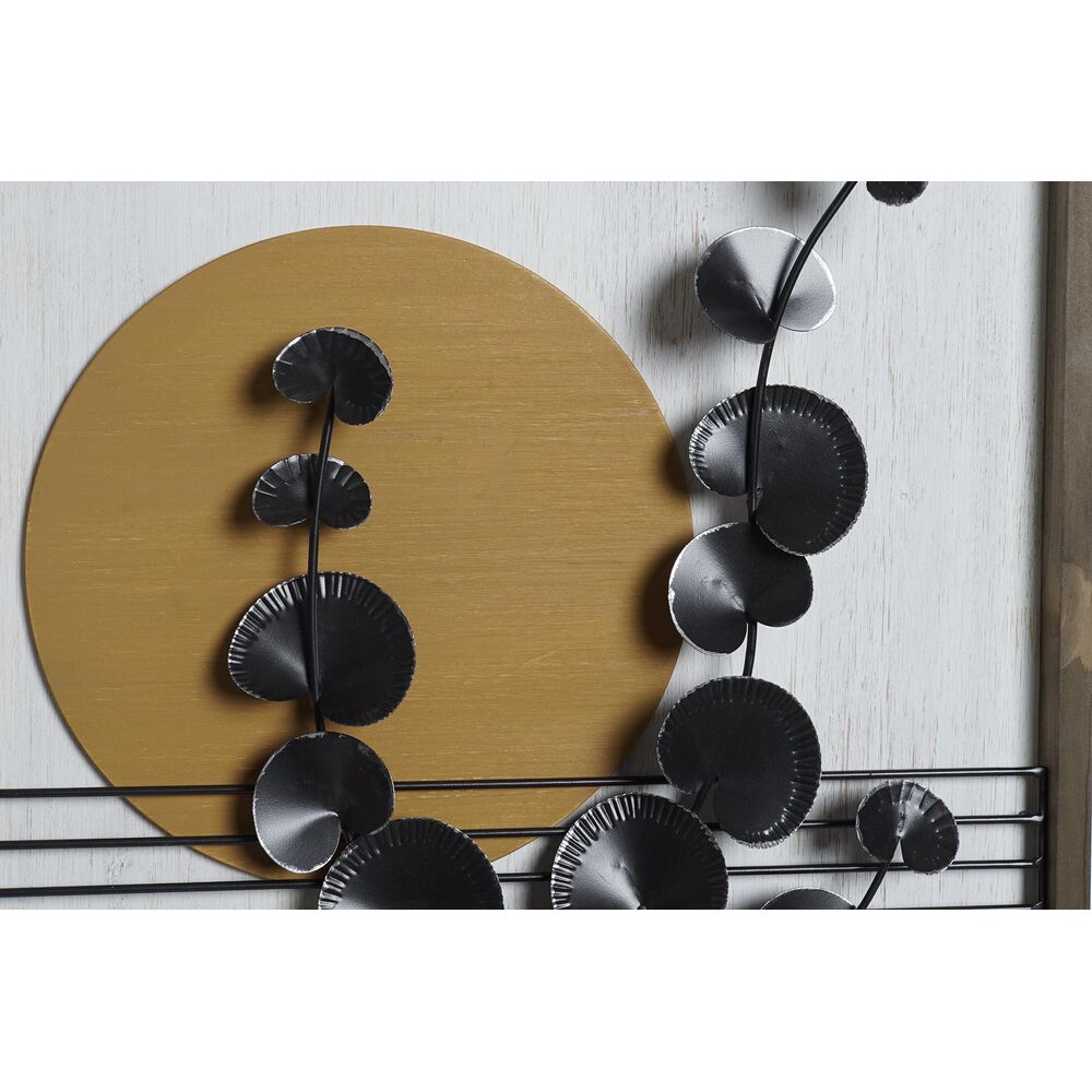 Quadro DKD Home Decor Foglia della pianta (51 x 3 x 76,5 cm) (2 Unità)