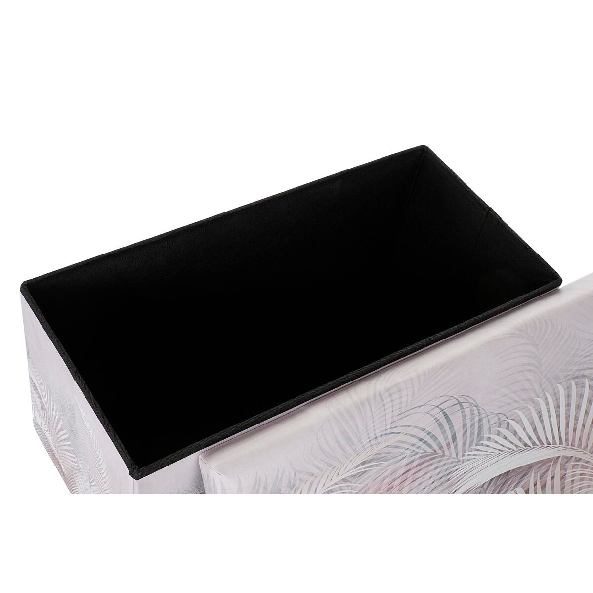 Scatola Multiuso DKD Home Decor Pieghevole Grigio PU Tropicale (71,5 x 35 x 36 cm) (2 Unità)