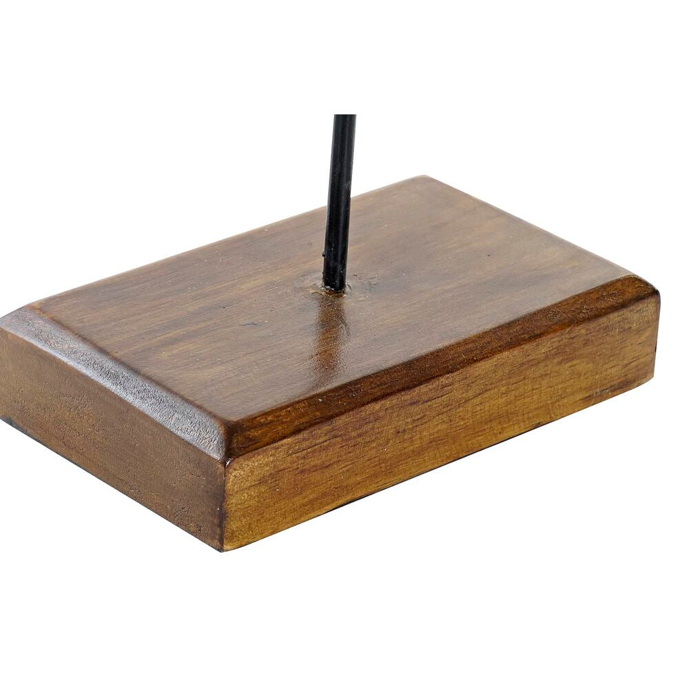 Statua Decorativa DKD Home Decor Beige Marrone Ferro Uccelli