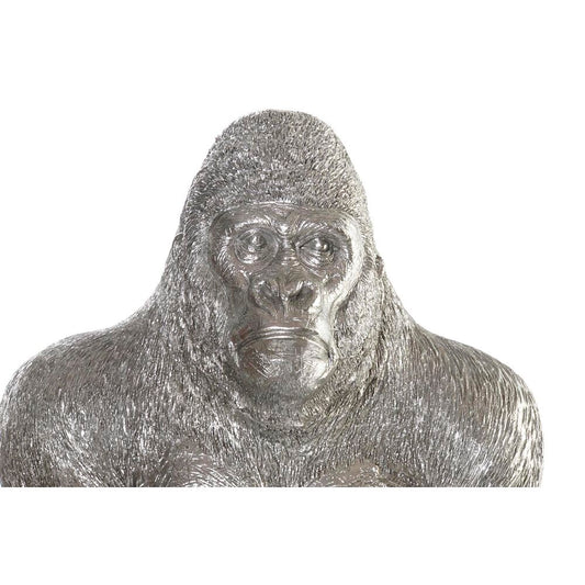 Statua Decorativa DKD Home Decor Argentato Resina Gorilla (38 x 55 x 52 cm)