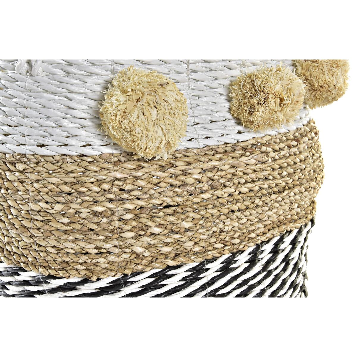 Set di Cestini DKD Home Decor Coloniale (34 x 33 x 26 cm)
