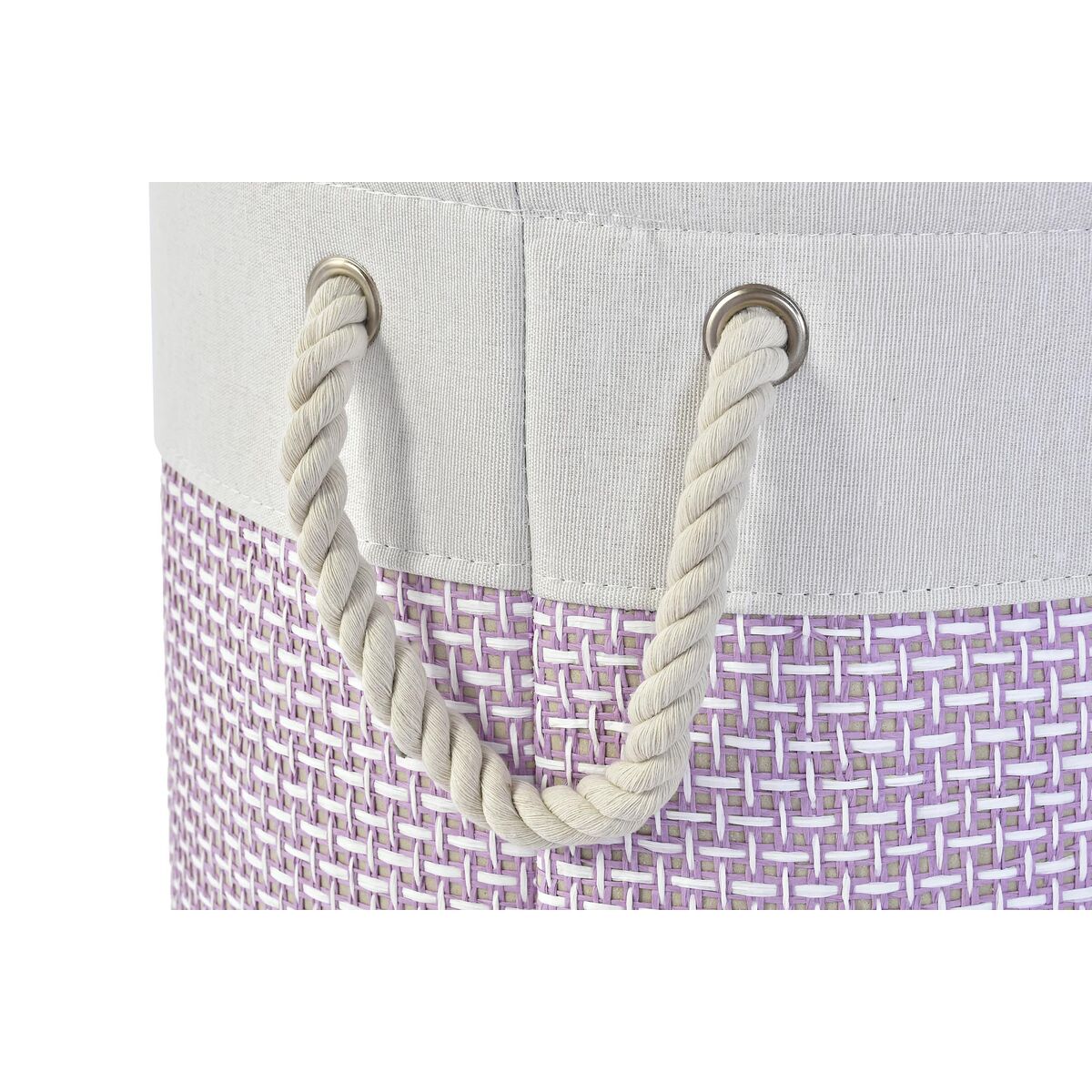 Set di Cestini DKD Home Decor Poliestere (2 Unità) (40 x 40 x 49 cm)