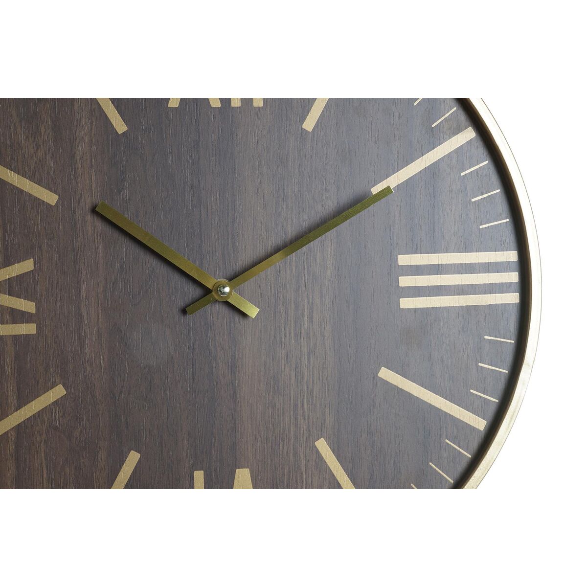 Orologio da Parete DKD Home Decor Nero MDF Ferro (40 x 4 x 40 cm)