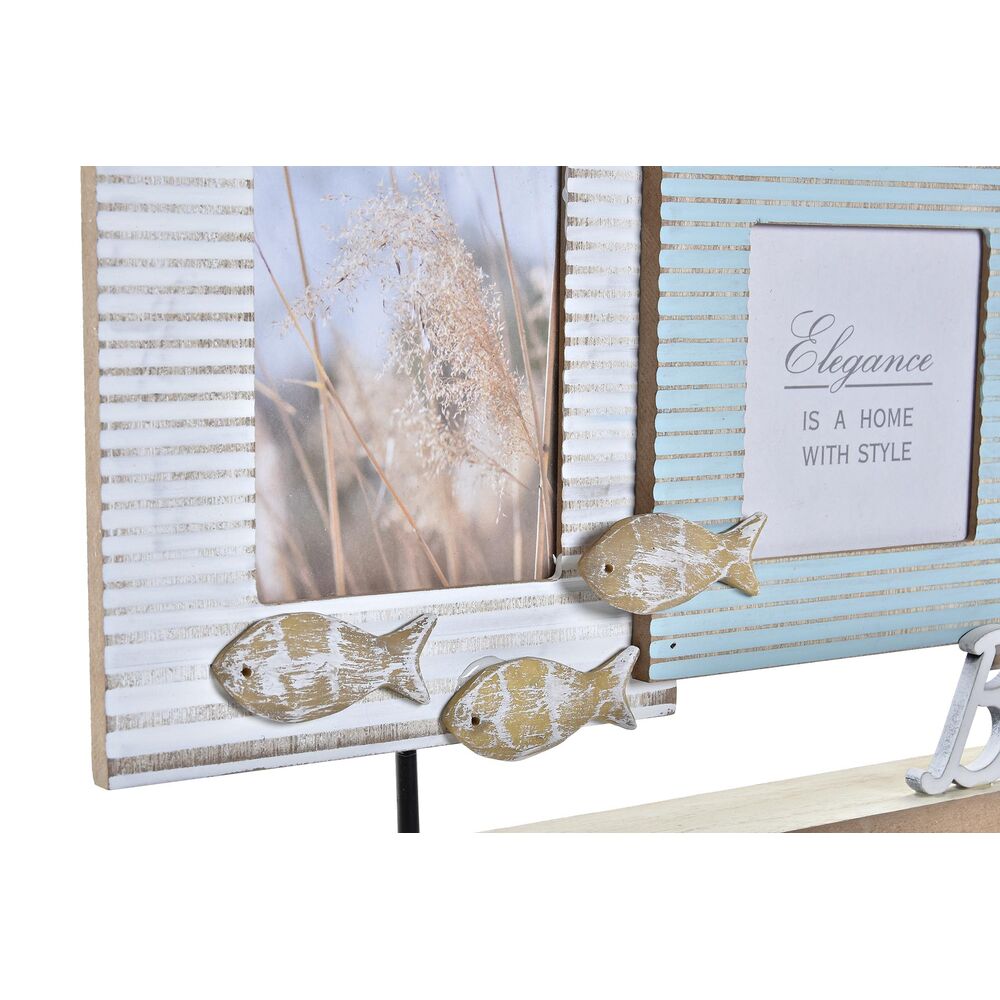 Cornice Portafoto DKD Home Decor Beach Legno Marinaio (43 x 5 x 27 cm)