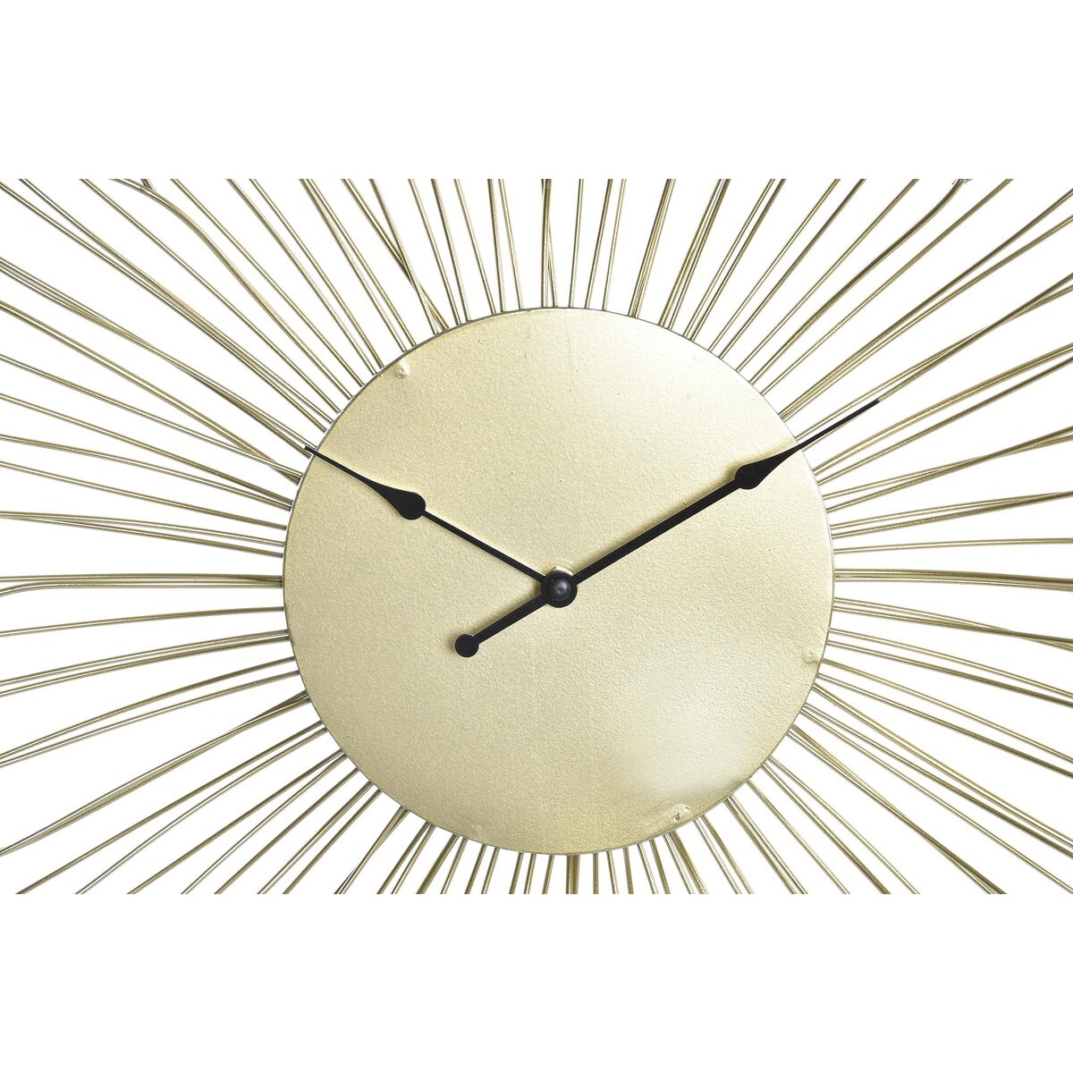 Orologio da Parete DKD Home Decor Fiore Dorato Metallo (57 x 4 x 57 cm)