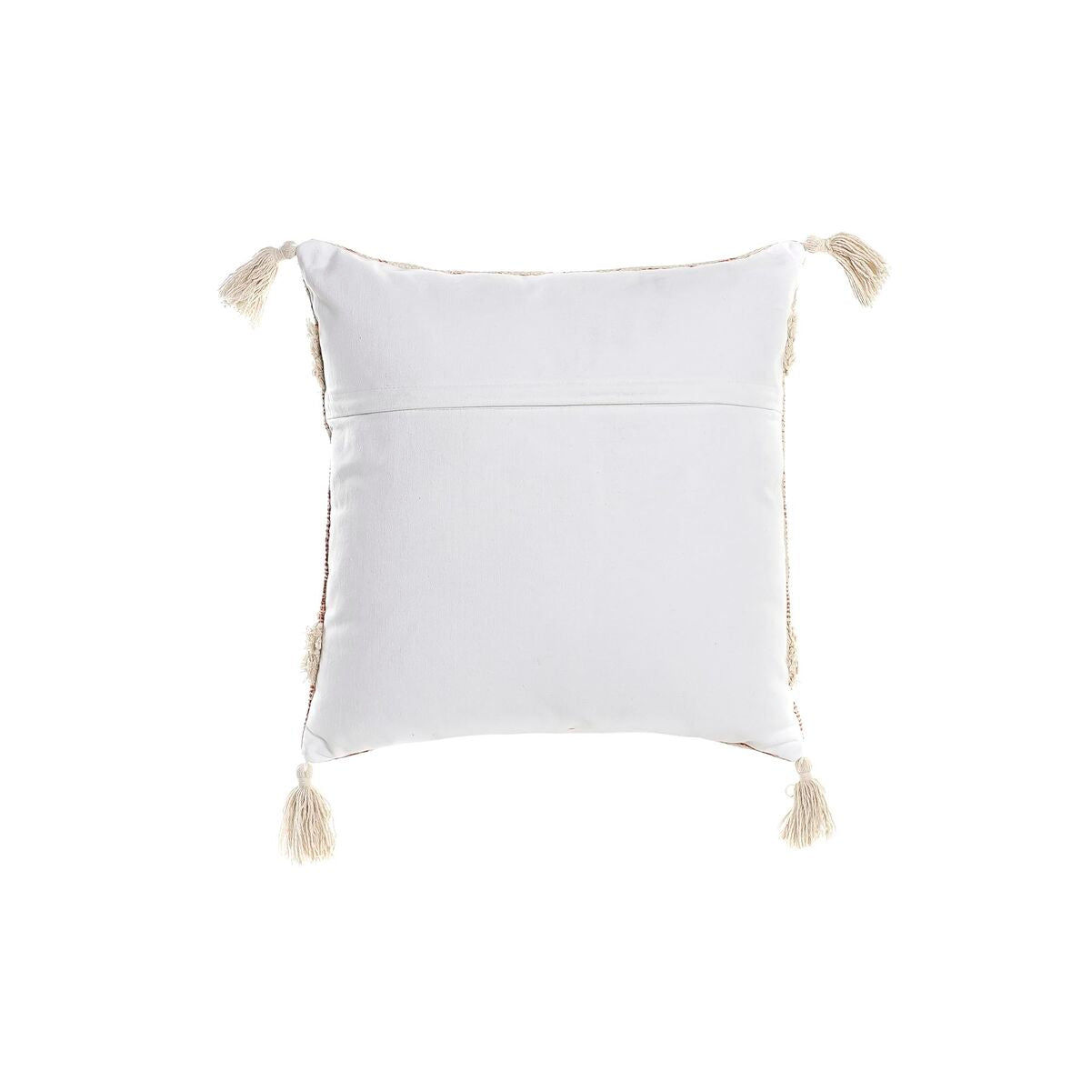 Cuscino DKD Home Decor Beige Arancio Poliestere Cotone (45 x 10 x 45 cm)