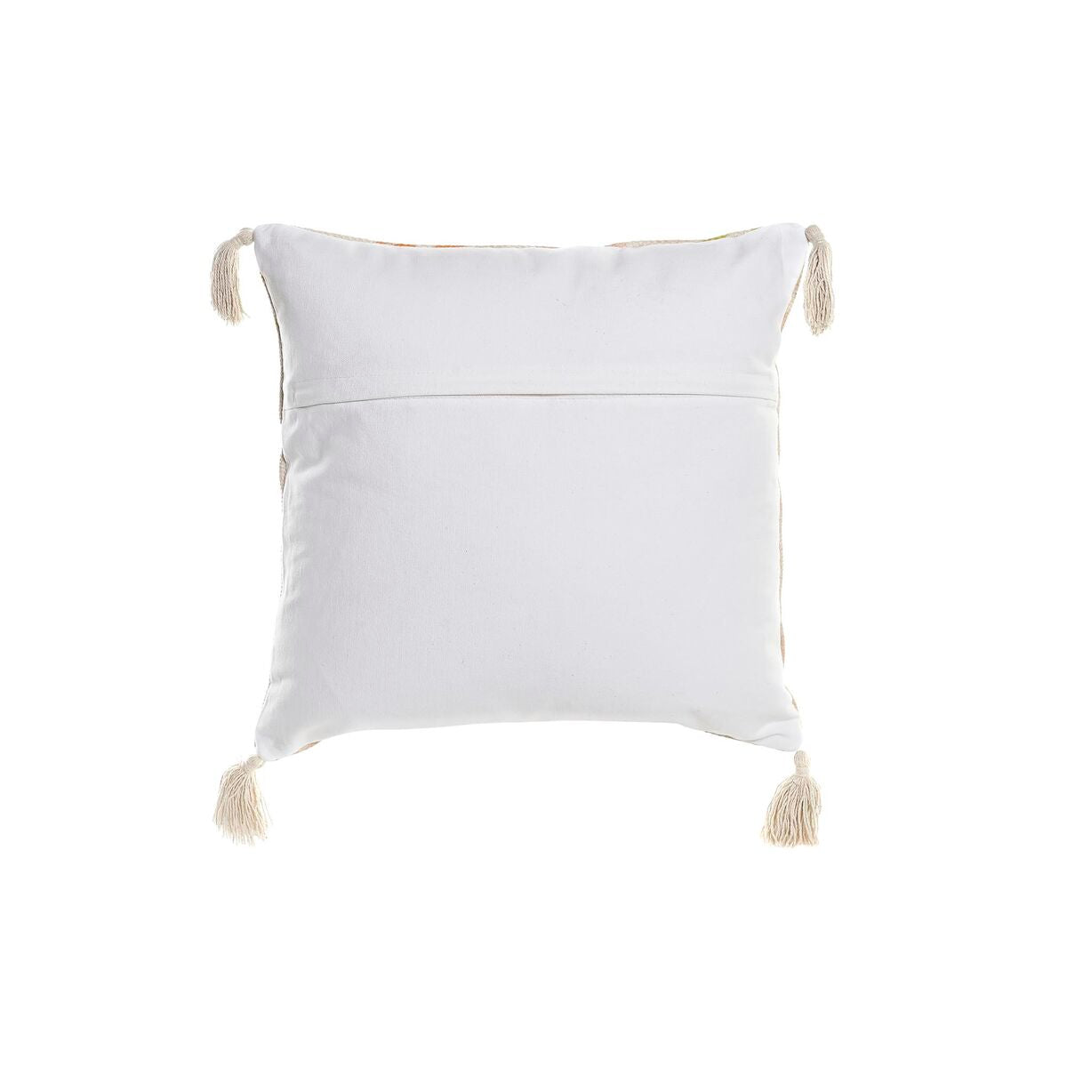 Cuscino DKD Home Decor Beige Poliestere Cotone Multicolore Foglia della pianta (45 x 10 x 45 cm)