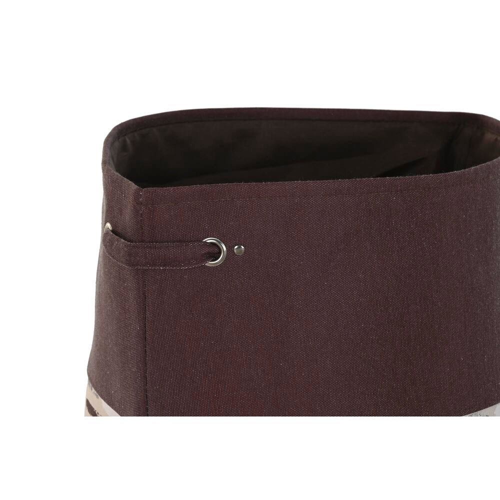 Cesto per i Panni Sporchi DKD Home Decor Poliestere (40 x 40 x 60 cm) (3 Unità)