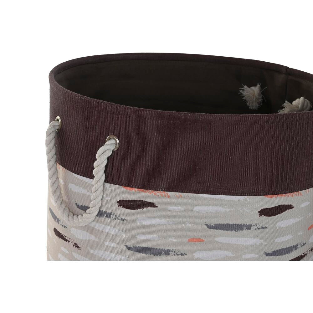 Cesto per i Panni Sporchi DKD Home Decor Poliestere (45 x 45 x 45 cm) (3 Unità)