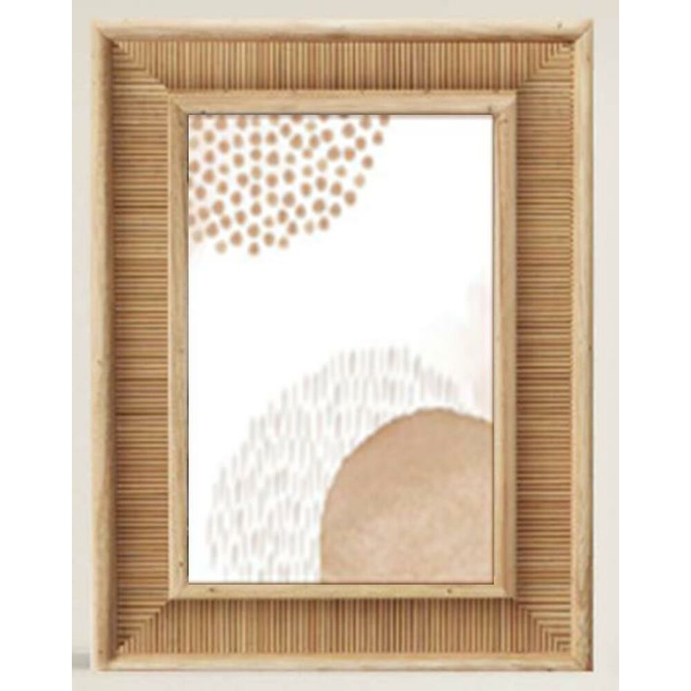 Cornice Portafoto DKD Home Decor Naturale Legno MDF (29 x 1,5 x 34 cm)