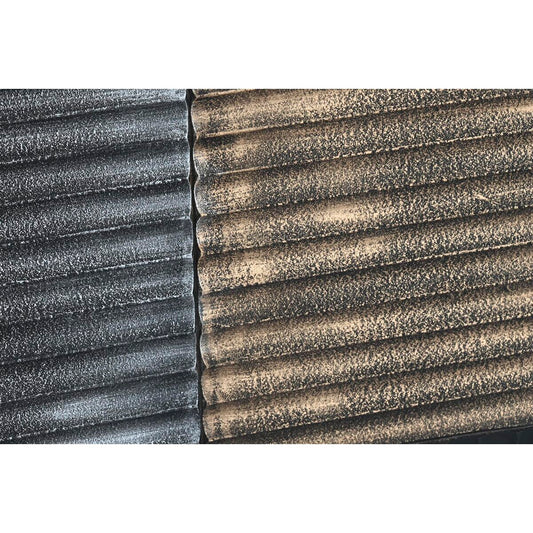 Decorazione da Parete DKD Home Decor Nero Dorato Glamour Moderno Legno MDF (91 x 3 x 91 cm)