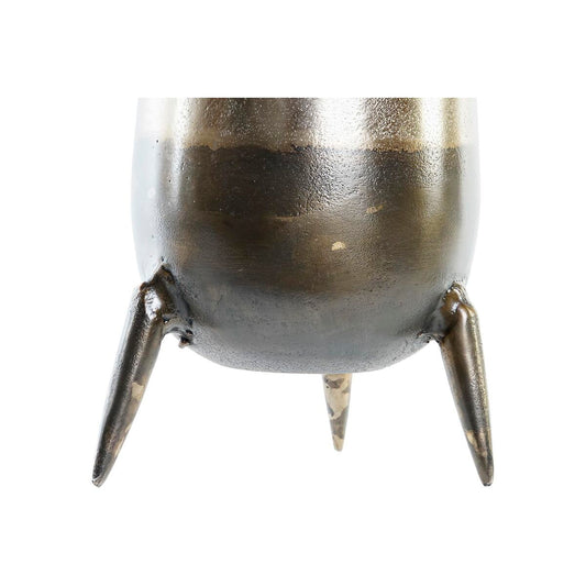 Vaso DKD Home Decor Argentato Dorato Alluminio Moderno (15,5 x 15,5 x 26 cm) (2 Unità)