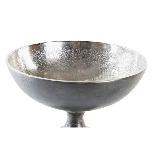 Centrotavola DKD Home Decor Argentato Dorato Alluminio Moderno (25 x 25 x 19 cm) (2 Unità)