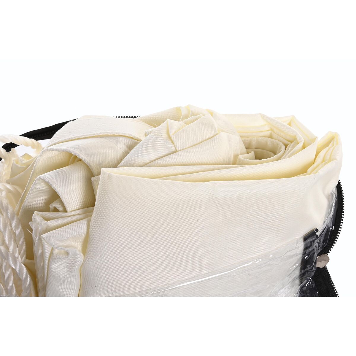 Tenda DKD Home Decor Candela 300 x 400 x 2 cm Beige Acciaio inossidabile Alluminio