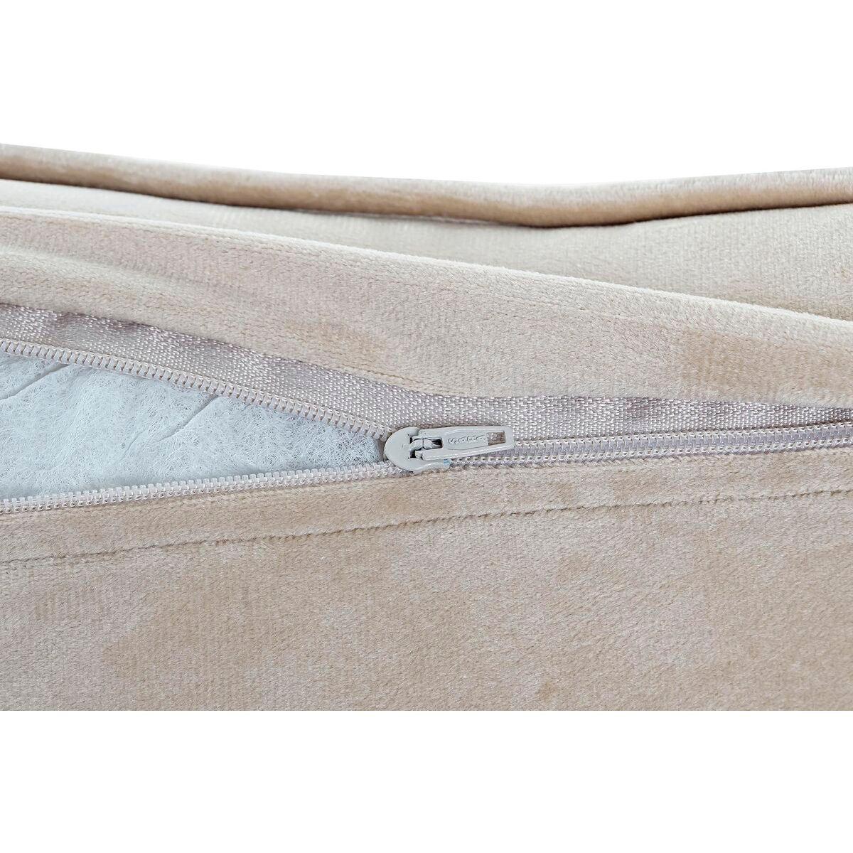 Cuscino DKD Home Decor Dorato Poliestere Fiori (50 x 10 x 30 cm)